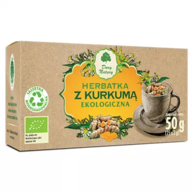 Dary Natury Herbatka z kurkum� 25 x 2 g Bio