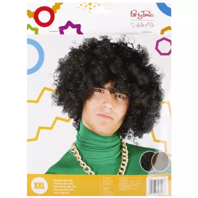 Ozdoba karnawa�owa peruka Afro XXL czarna Party ARPEX LA1411CZA