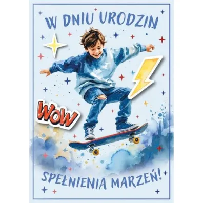 Armin Style KARNET URODZINY B6 Z KOP AS GM-1259 FOL