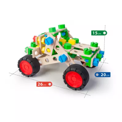 Ma�y Konstruktor Junior 3in1 91 el. Off Road Vehicle