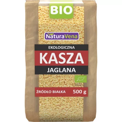 NaturaVena Kasza jaglana bezglutenowa 500 g Bio