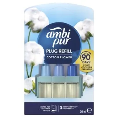 Wk�ad do elektrycznego od�wie�acza powietrza Ambi Pur Cotton 20 ml