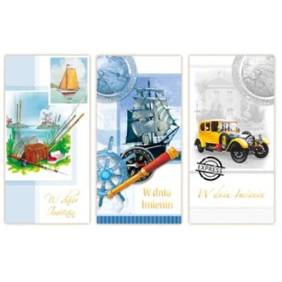 Merigraf Karnet DL Imieniny m�skie mix