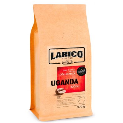 Larico Kawa ziarnista wypalana metod tradycyjn Uganda Bugisu 970 g