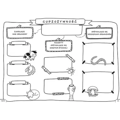 Biologia. Graficzne karty pracy dla klasy 5