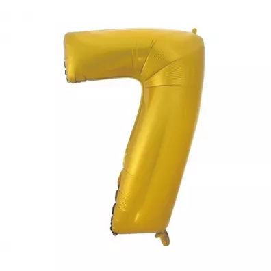 Godan Balon foliowy cyfra 7 matowy HS-CA5ZM7 85 cm