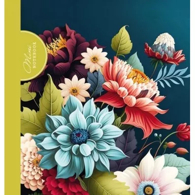 Fresh Notatnik ozdobny Flora 100x100mm, kratka 48 kartek