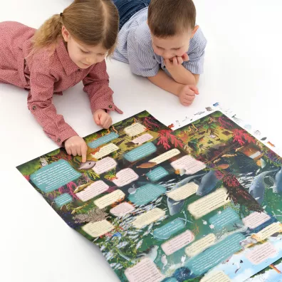 Puzzle obserwacyjne 84 el. Batyk Bright Junior Media