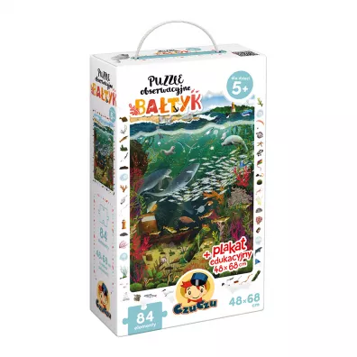 Puzzle obserwacyjne 84 el. Batyk Bright Junior Media