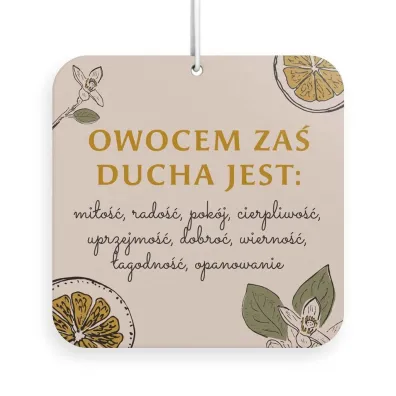 Szaron Zawieszka zapachowa - Owocem za� Ducha jest