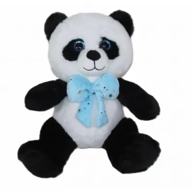 PLUSZAK PANDA 20CM SIEDZACA Z KOKARDA NIEB SA Sun-Day