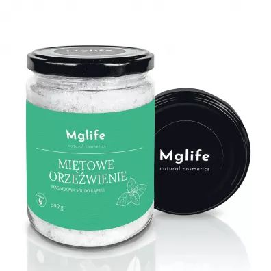 Mglife Magnezowa sl do kpieli Mitowe orzewienie 540 g