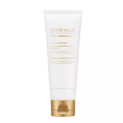 Missha Super Aqua Cell Renew Snail Cleansing Foam pianka myj�ca z ekstraktem ze �luzu �limaka 100 ml