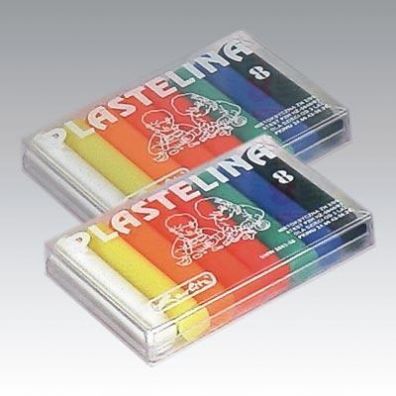 Herlitz Plastelina w kasecie 8 kolorw
