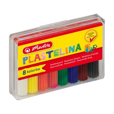 Herlitz Plastelina w kasecie 8 szt.