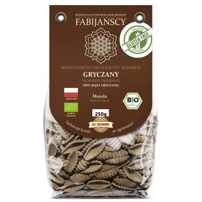Fabijascy Makaron gryczany muszla bez glutenu 250 g Bio
