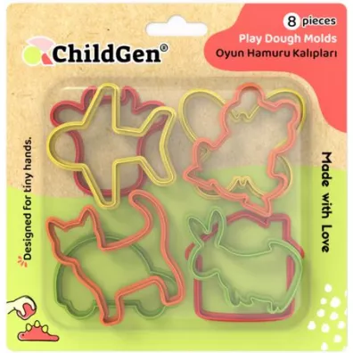 Foremki do modelowania ciastoliny 8 szt ChildGen