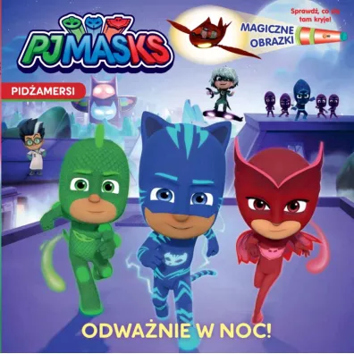 Odwa�nie w noc pjmasks pid�amersi magiczne obrazki
