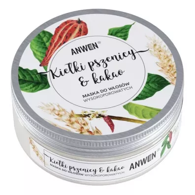 Anwen Maska do w�os�w wysokoporowatych Kie�ki Pszenicy i Kakao 200 ml