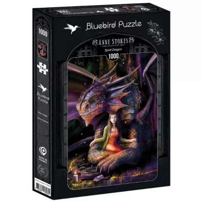 Puzzle 1000 Smok ze snw, Anne Stokes Bluebird Puzzle