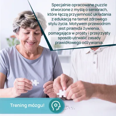 GRA DLA SENIORA PUZZLE PIRAMIDA �YWIENIA Kangur