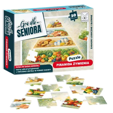 GRA DLA SENIORA PUZZLE PIRAMIDA �YWIENIA Kangur