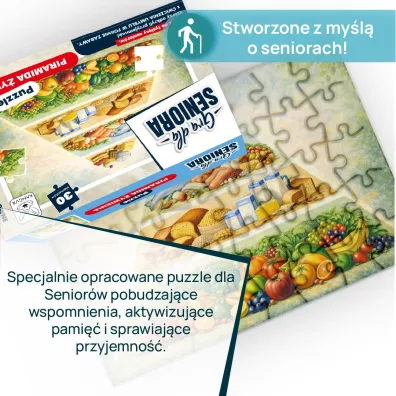 GRA DLA SENIORA PUZZLE PIRAMIDA �YWIENIA Kangur