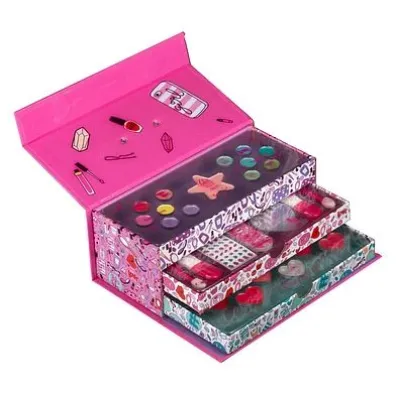 Mega kuferek 3-poziomy z kosmetykami Create it! Create It!-Canenco