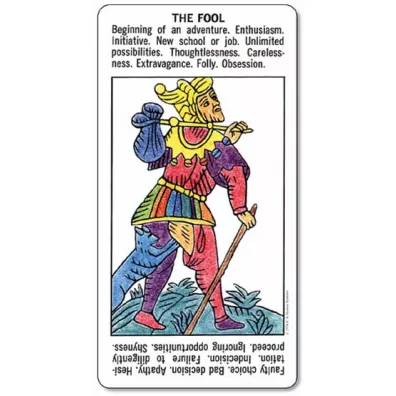 Starter Tarot, karty do wrenia