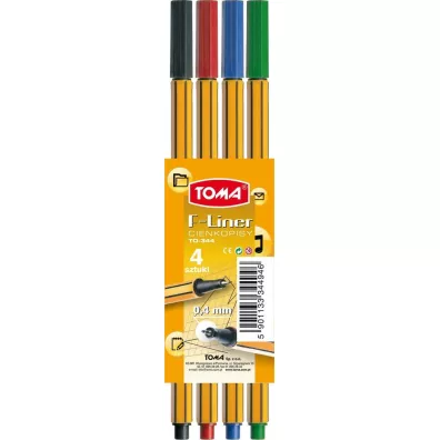 Toma Cienkopisy F-Liner 4 szt.