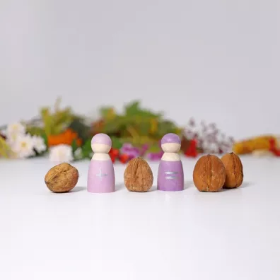 Figurki Przyjaciele, 5 szt., pastelowe, 5+, Grimm's Grimms