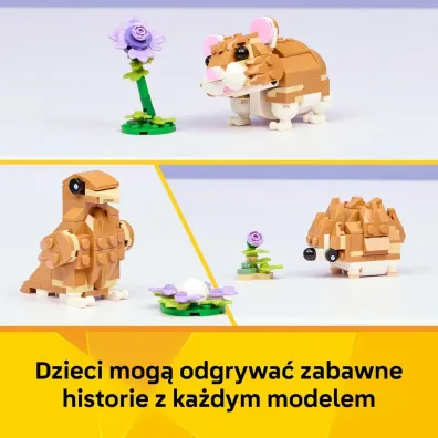 LEGO Creator Uroczy chomik z kwiatkiem 31376