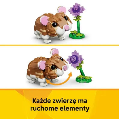 LEGO Creator Uroczy chomik z kwiatkiem 31376