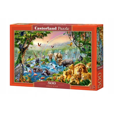Puzzle 500 el. Jungle river Castorland