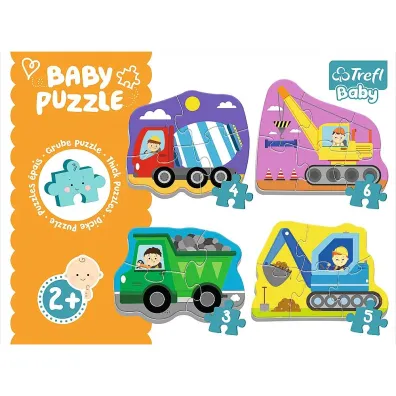 Baby Puzzle. Pojazdy na budowie Trefl