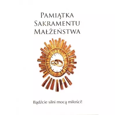 Pami�tka Sakramentu Ma��e�stwa