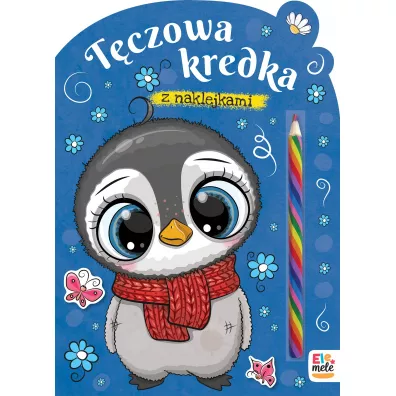 T�czowa kredka. Pingwin