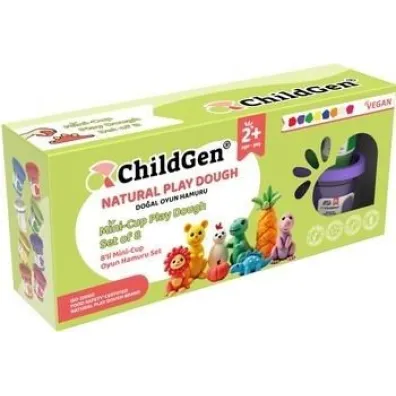 Ciastolina naturalna eco kubki ChildGen