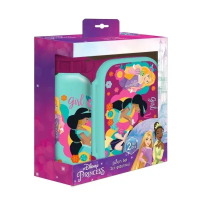 Lunchbox butelka 500ml + pude�ko 800ml Princess