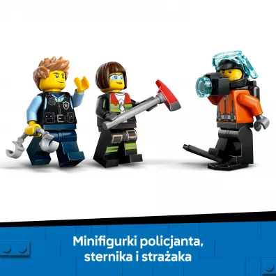 LEGO City Zestaw z helikopterem, wozem stra�ackim i �odzi� podwodn� 60462