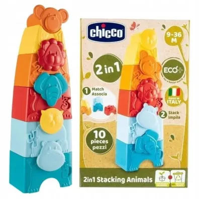 Uk�adanka wie�a Zwierz�tka Eco+ 10el Chicco