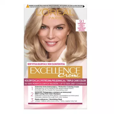 LOreal Paris Excellence Creme farba do w�os�w 9.1 Bj Blond Pop