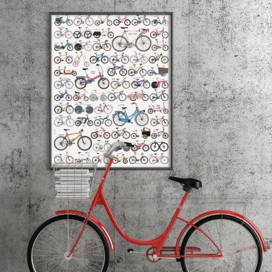 Puzzle Puzzlove CzuCzu 1000 el. Rowery Bright Junior Media