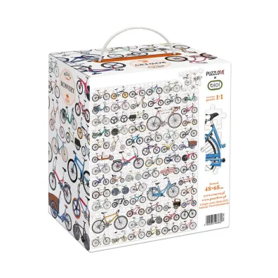 Puzzle Puzzlove CzuCzu 1000 el. Rowery Bright Junior Media