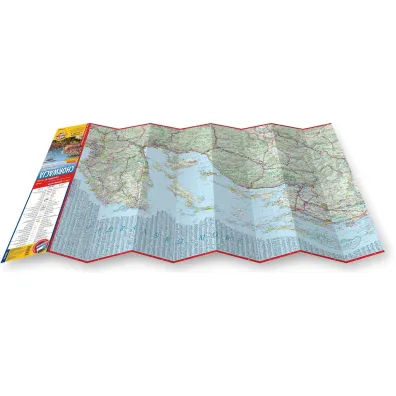 Chorwacja i Czarnog�ra mapa wybrze�a 1:300 000 laminat 2023