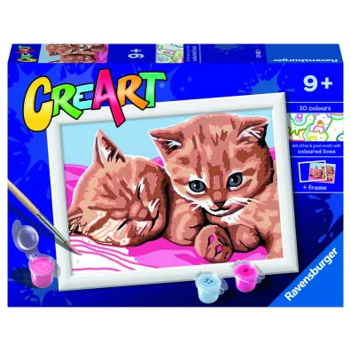 Malowanie po numerach CreArt - Rude koci�ta Ravensburger