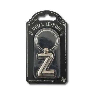 If Silver Letter Keyring - brelok do kluczy litera Z