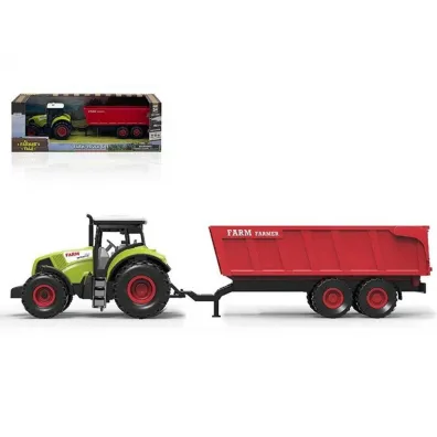 Traktor z przyczep� 1:36 �wiat�o d�wi�k Madej