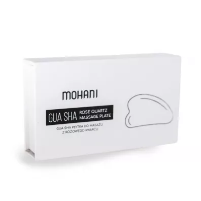Gua sha pytka do masau z rowego kwarcu Mohani