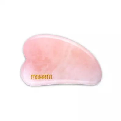 Gua sha pytka do masau z rowego kwarcu Mohani